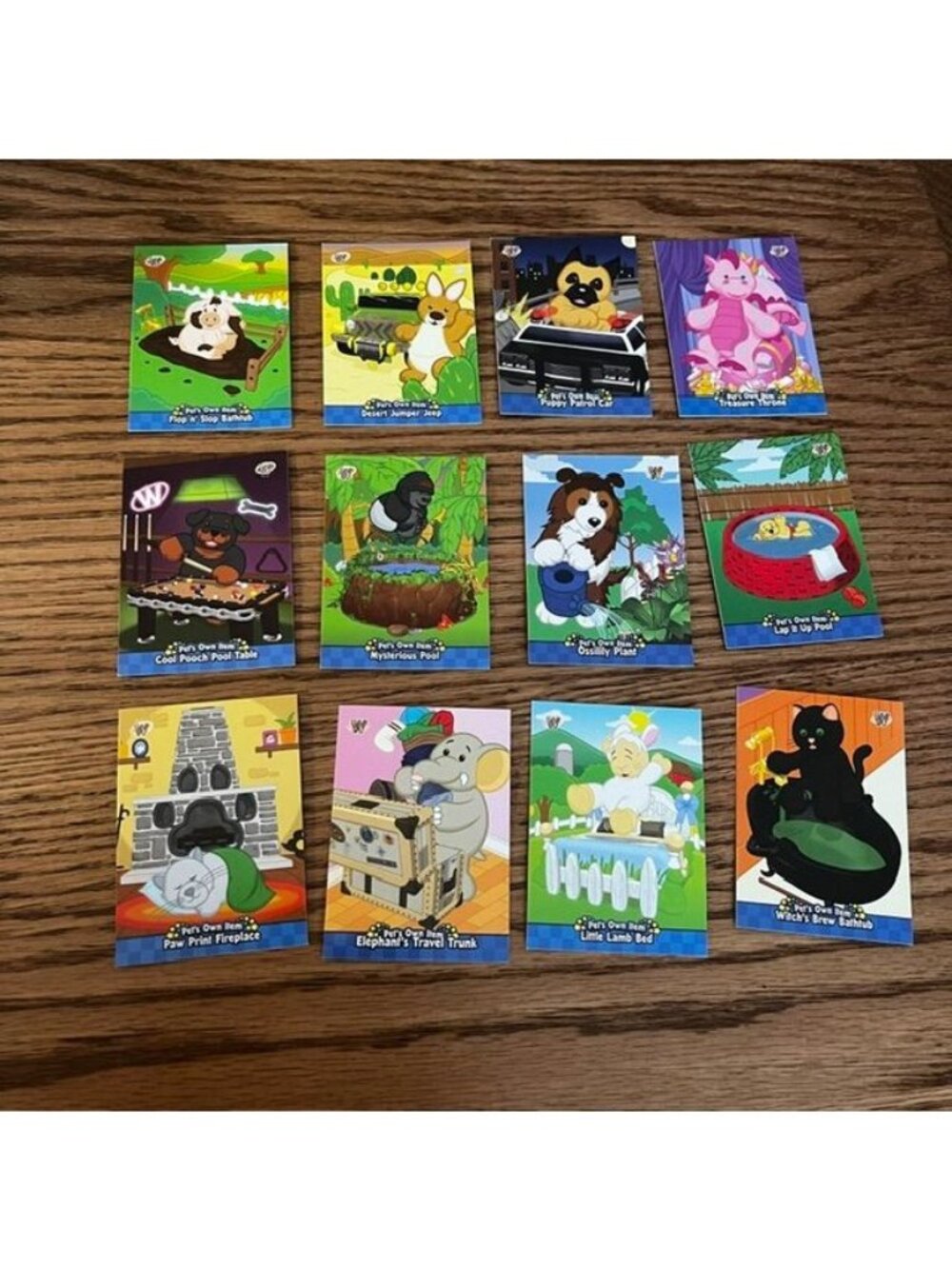 Webkinz Set of 12 Card Lot